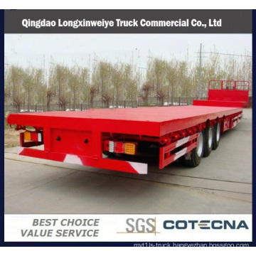 3 Axles Container 40ton Flat Bed Semi-Trailer